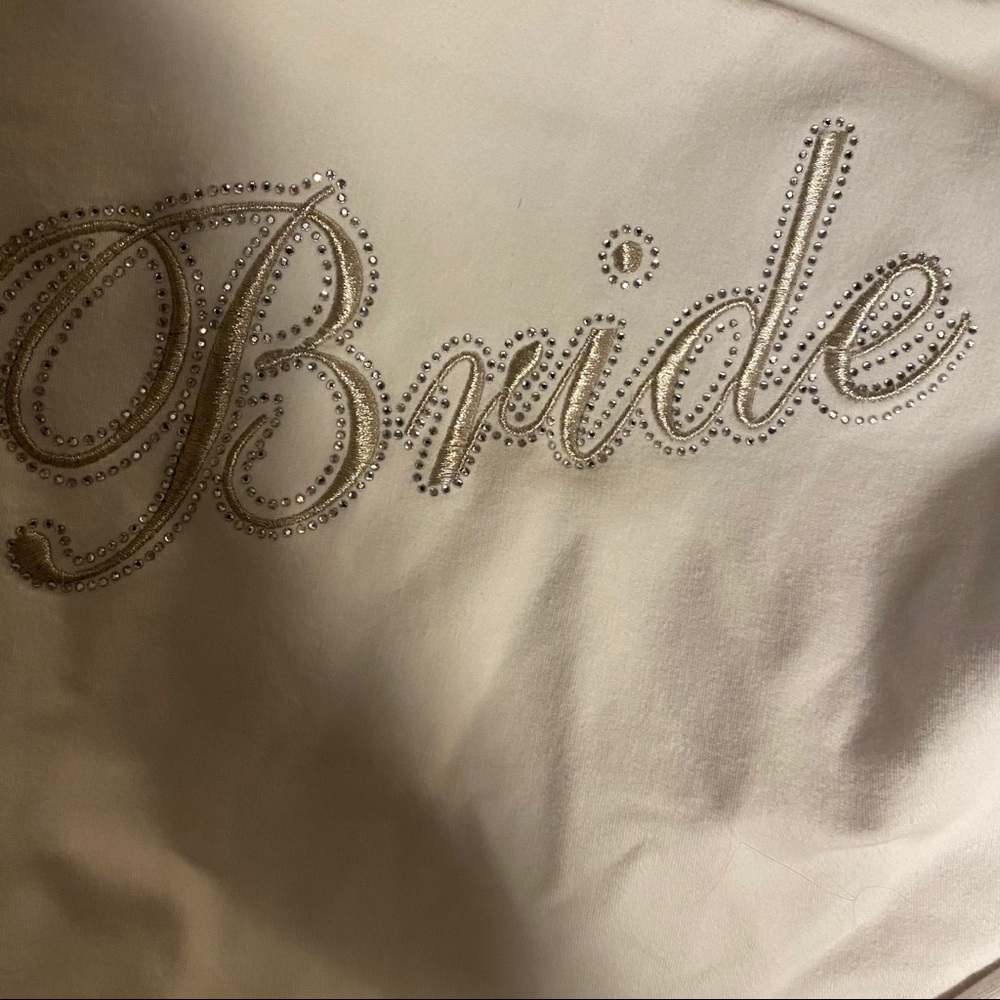 Bride zip up jacket